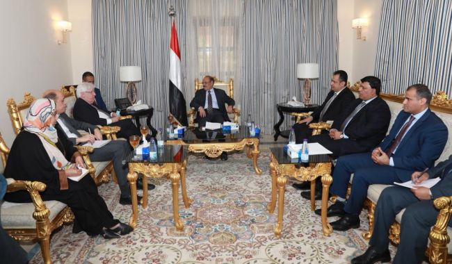 نيابة عن فخامة الرئيس هادي :  نائب رئيس الجمهورية يلتقي المبعوث الأممي إلى اليمن